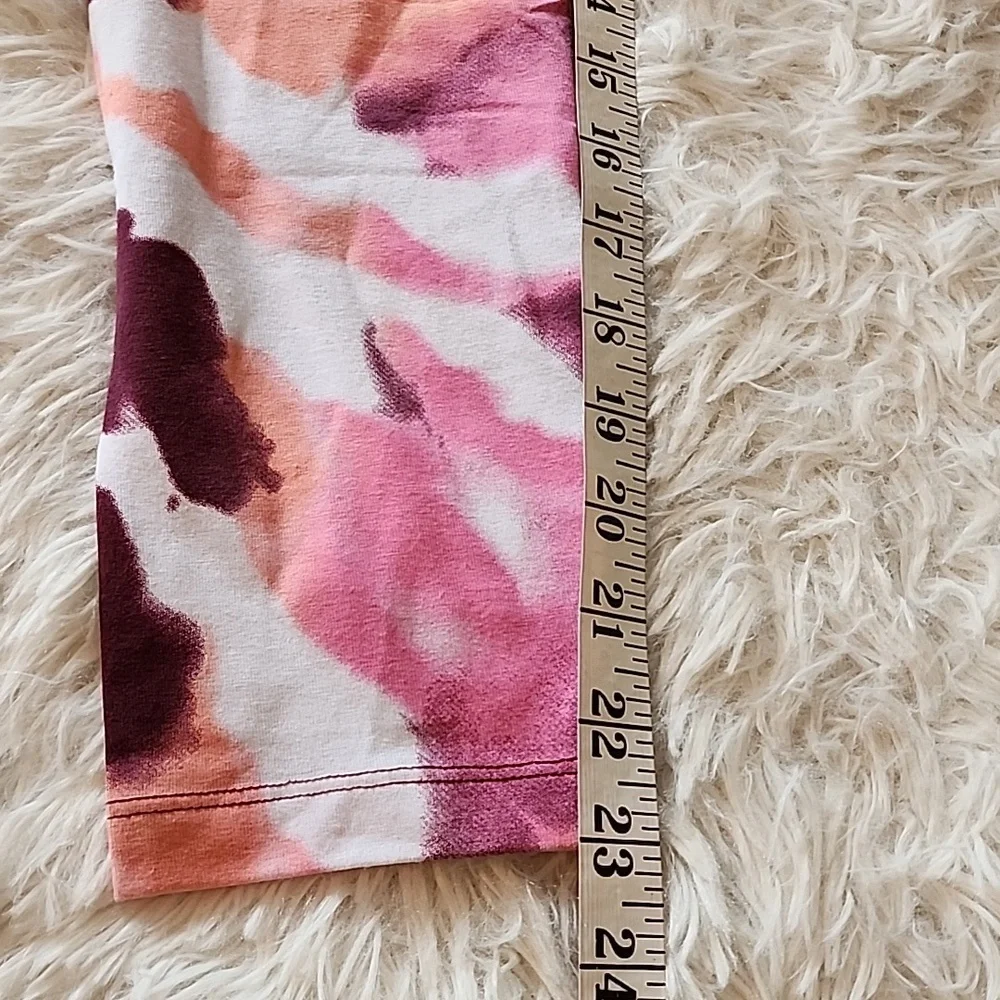 Justice Full Length Kids Tie-Dye Leggings - Pink and Purple Brand New